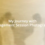 My Journey with Engagement Session Photography